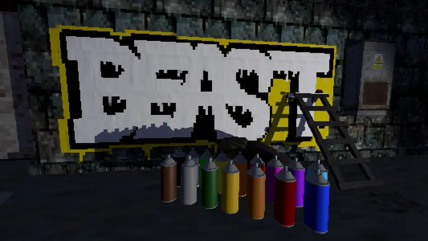 Скриншот 1 к игре Bombing!!: A Graffiti Sandbox