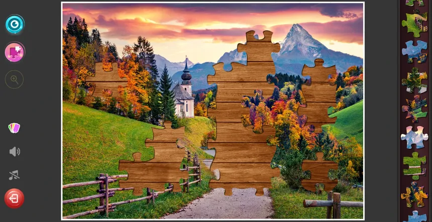 Скриншот 3 к игре Swiss Alps Jigsaw Puzzles