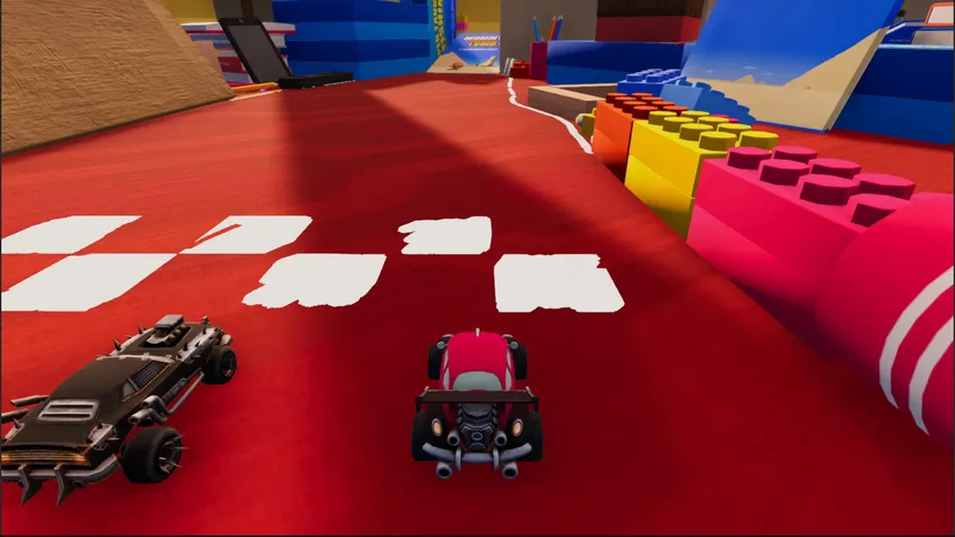 Скриншот 1 к игре Mini Car Racing - Tiny Split Screen Tournament