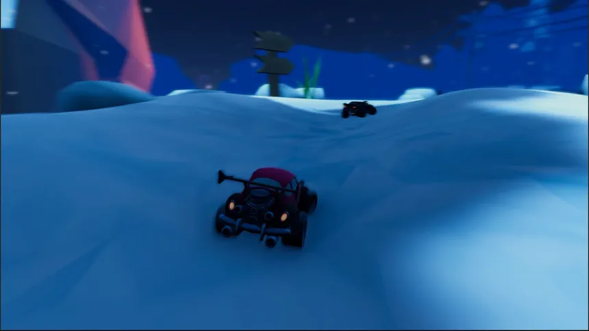 Скриншот 4 к игре Mini Car Racing - Tiny Split Screen Tournament