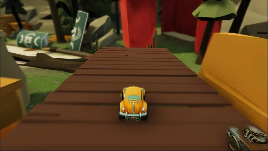 Скриншот 5 к игре Mini Car Racing - Tiny Split Screen Tournament