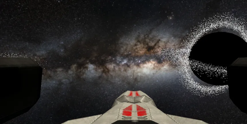 Скриншот 1 к игре VR Black Hole Travel Hypothesis