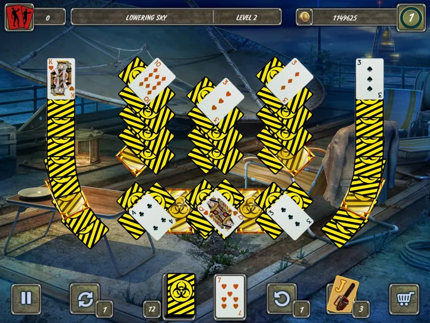 Скриншот 3 к игре Dangerous Solitaire. Zombie Fever
