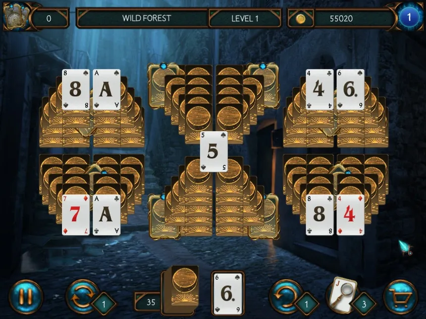 Скриншот 5 к игре Detective Solitaire: Inspector Magic And The Forbidden Magic