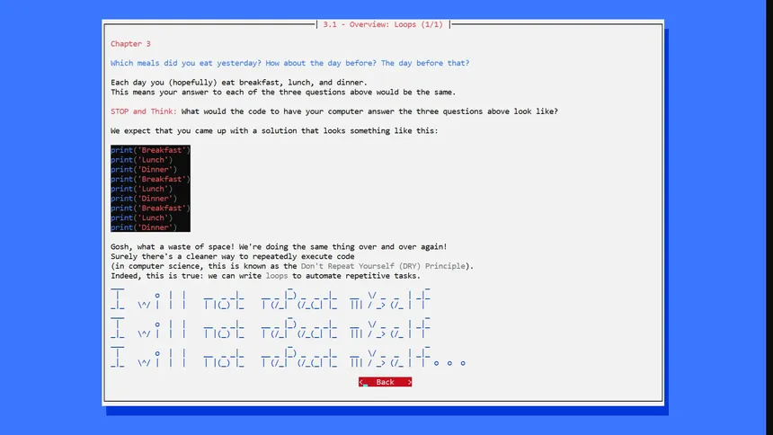 Скриншот 3 к игре Learn Programming: Python - Retro