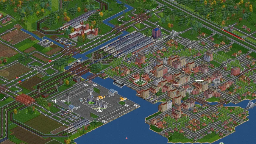 Скриншот 1 к игре OpenTTD