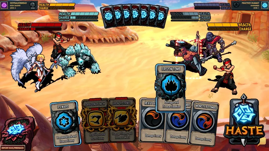 Скриншот 1 к игре HASTE: Real-Time Card Combat