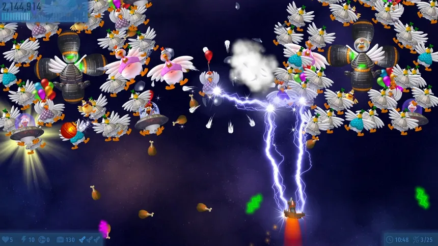 Скриншот 1 к игре Chicken Invaders Universe