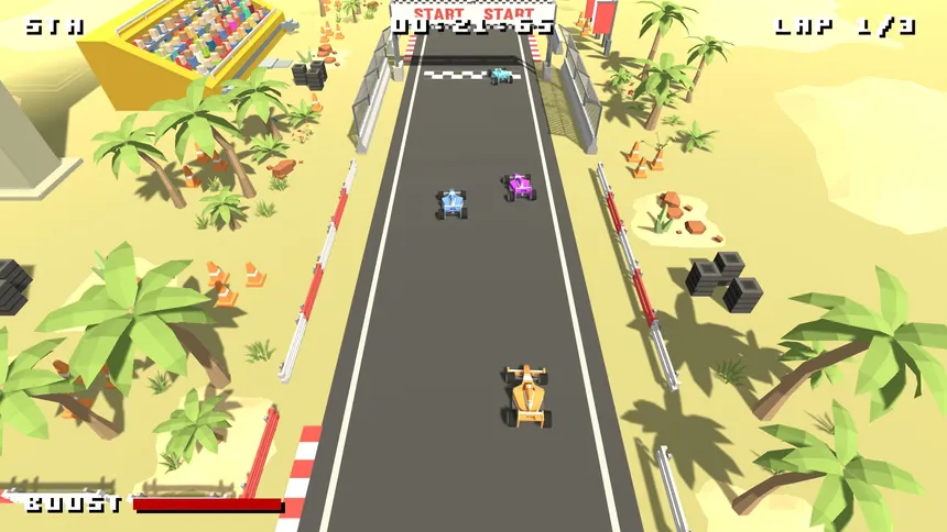 Скриншот 2 к игре Formula Bit Racing