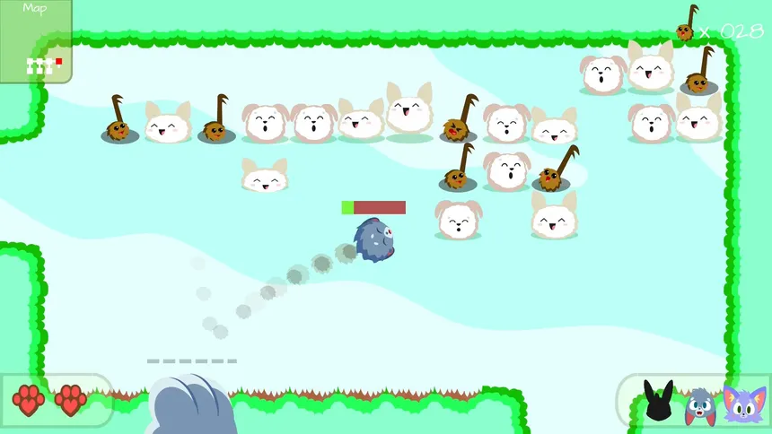 Скриншот 4 к игре FoxPaww: a furry breakout-lite adventure