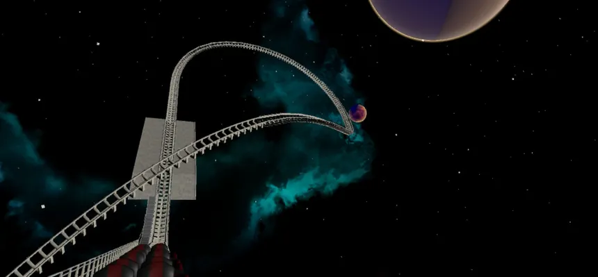 Скриншот 2 к игре VR Galactic Roller Coaster