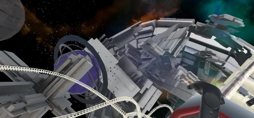 Скриншот 3 к игре VR Galactic Roller Coaster