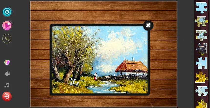 Скриншот 1 к игре Paintings Jigsaw Puzzles