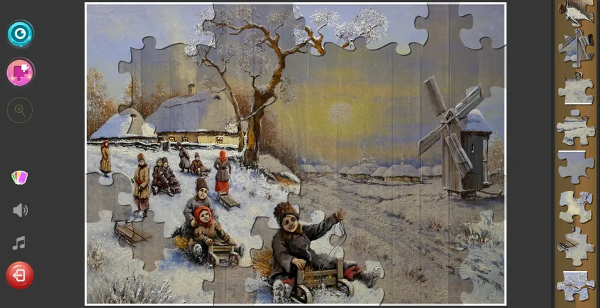 Скриншот 4 к игре Paintings Jigsaw Puzzles