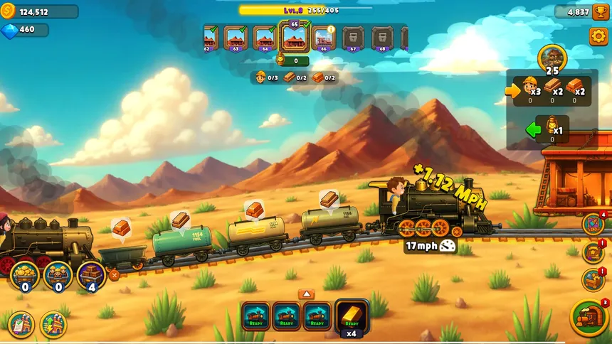 Скриншот 2 к игре TrainClicker Idle Evolution