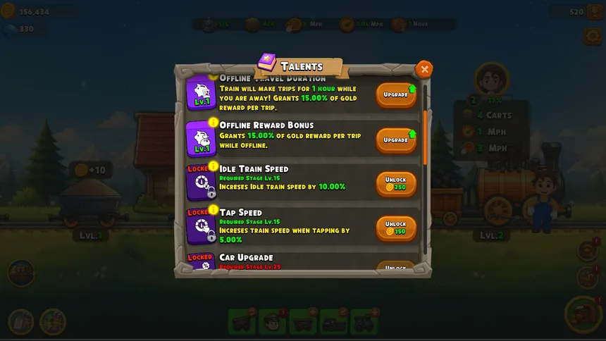 Скриншот 3 к игре TrainClicker Idle Evolution