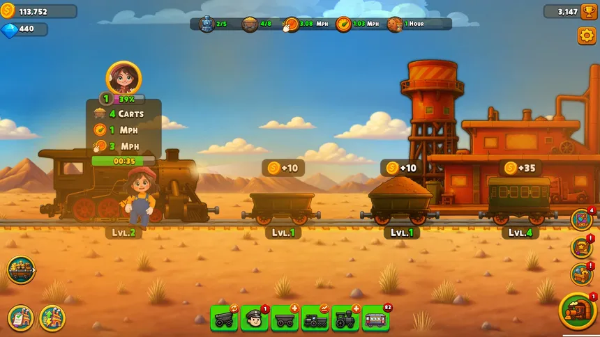 Скриншот 5 к игре TrainClicker Idle Evolution