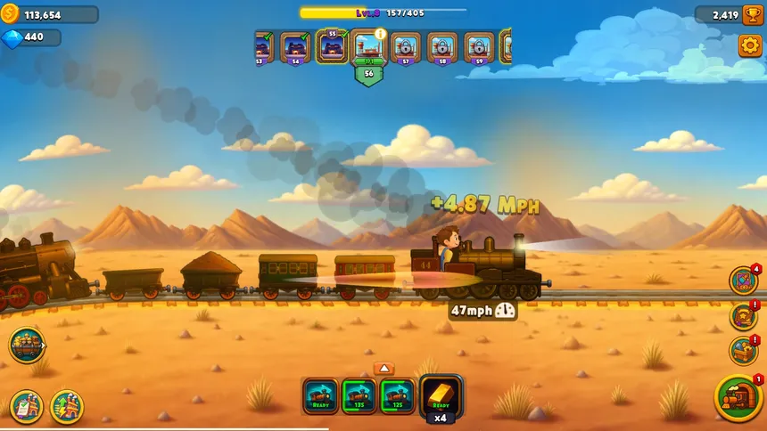 Скриншот 7 к игре TrainClicker Idle Evolution