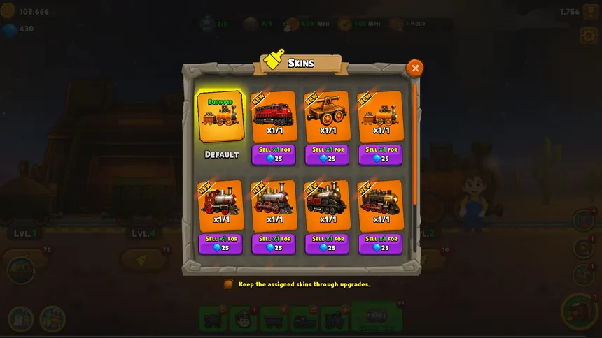 Скриншот 8 к игре TrainClicker Idle Evolution