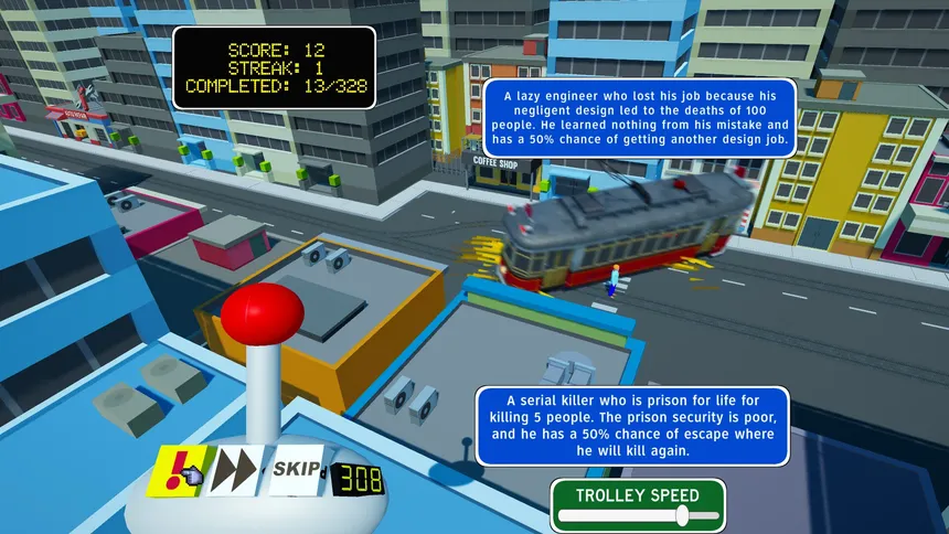 Скриншот 7 к игре The Trolley Problem Game