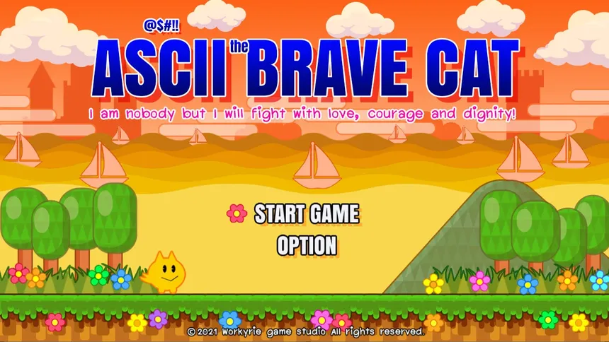 Скриншот 1 к игре Ascii the Brave Cat