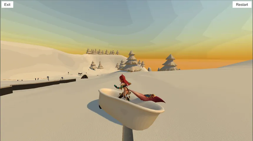 Скриншот 1 к игре Snowboard