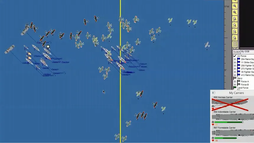 Скриншот 6 к игре Carrier Battles WW2: Admiral of the Fleet