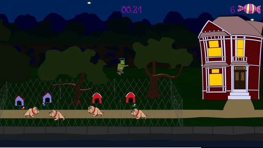 Скриншот 2 к игре Halloween Sweetplechase