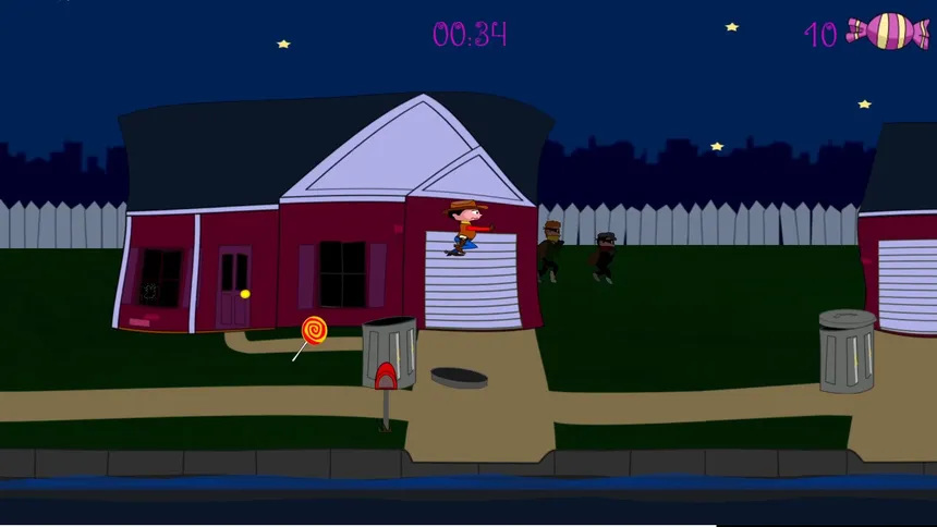 Скриншот 4 к игре Halloween Sweetplechase