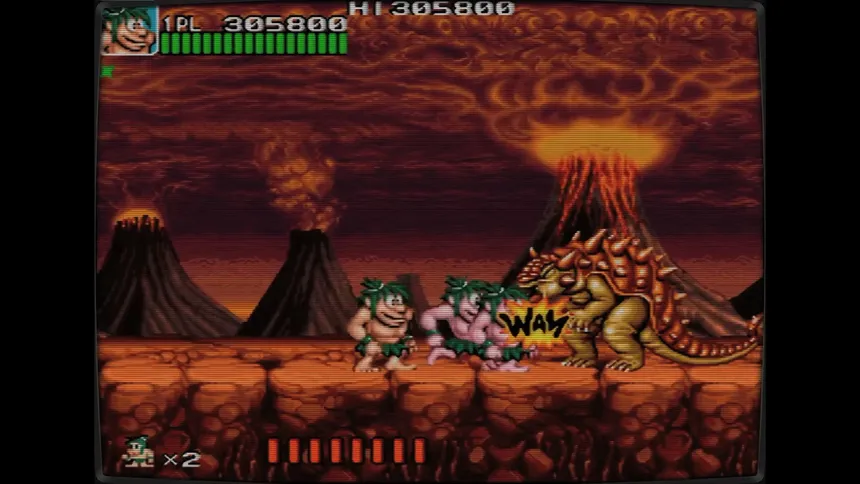 Скриншот 4 к игре Retro Classix: Joe & Mac - Caveman Ninja
