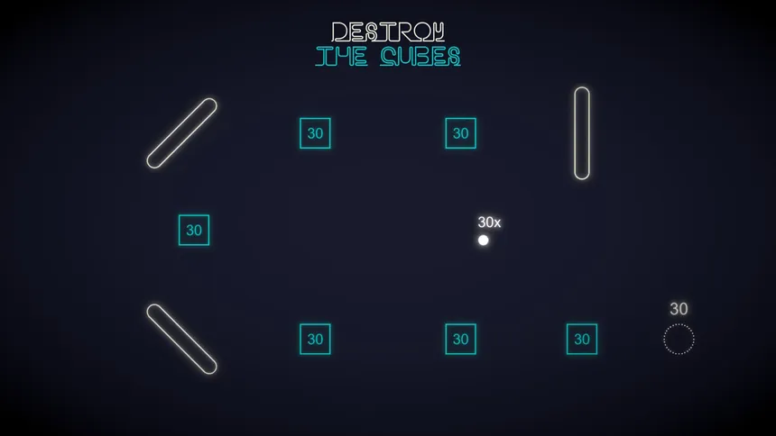Скриншот 1 к игре Destroy The Cubes
