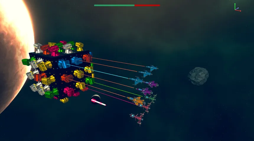 Скриншот 1 к игре Space Cube Tower Defense