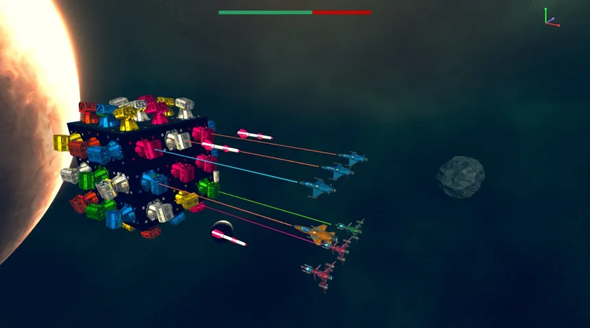 Скриншот 2 к игре Space Cube Tower Defense