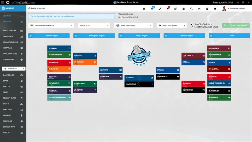 Скриншот 6 к игре Draft Day Sports: College Basketball 2021