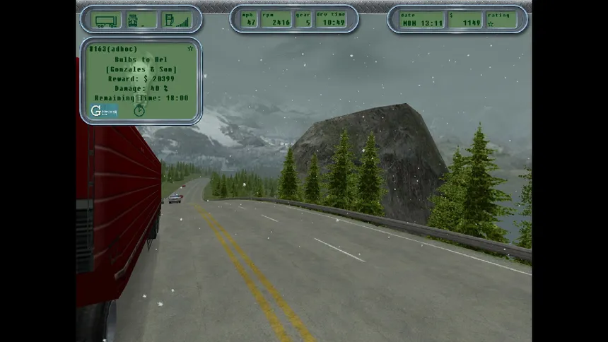 Скриншот 2 к игре 18 Wheels of Steel: Hard Truck