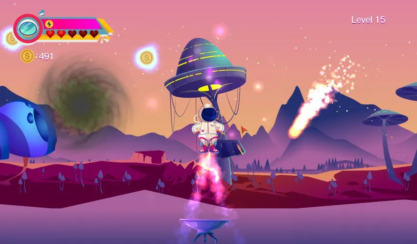 Скриншот 1 к игре Jetpack astronaut