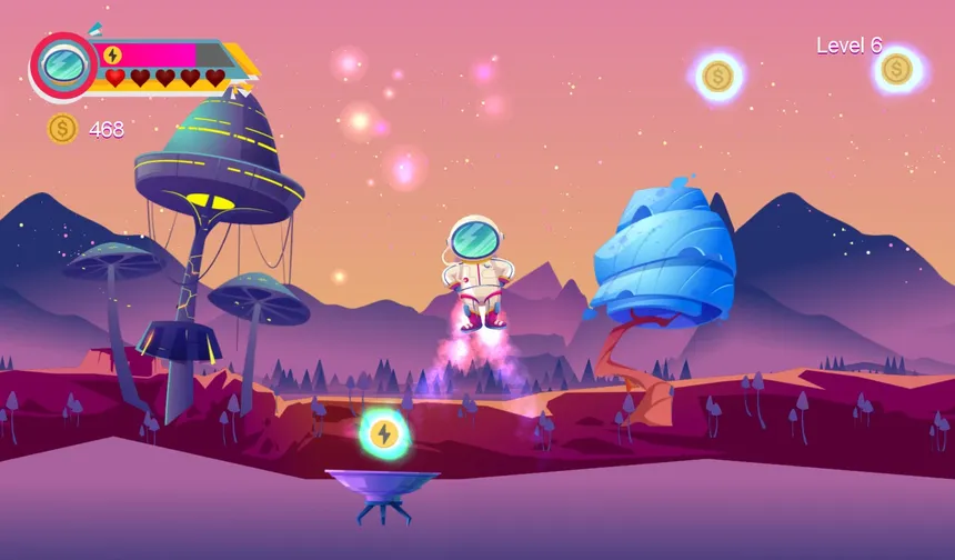Скриншот 2 к игре Jetpack astronaut