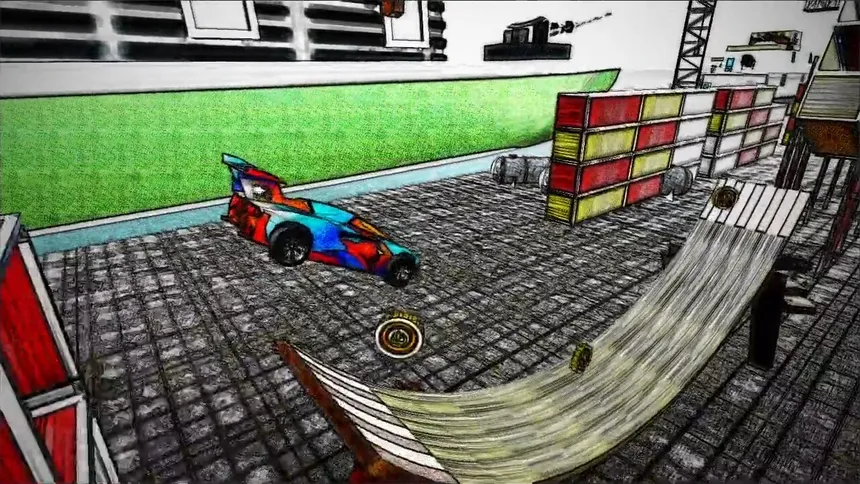 Скриншот 1 к игре Wrecked!: Unfair Car Stunts Racing Game
