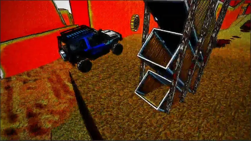 Скриншот 5 к игре Wrecked!: Unfair Car Stunts Racing Game