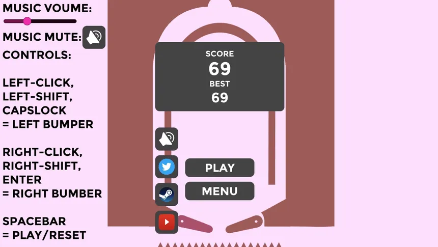 Скриншот 3 к игре Endless Furry Pinball 2D
