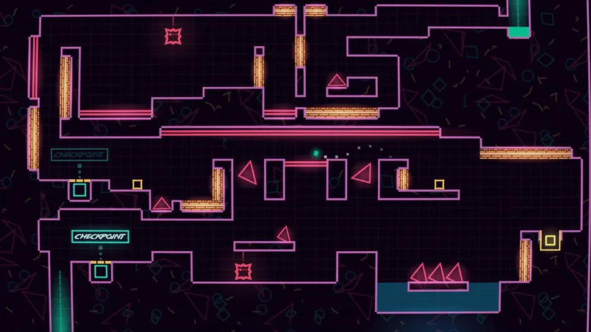 Скриншот 2 к игре Big NEON Tower VS Tiny Square