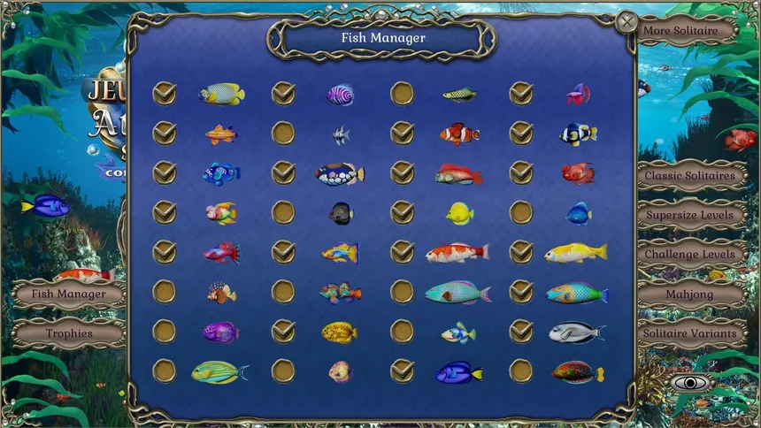 Скриншот 7 к игре Jewel Match Atlantis Solitaire 2 - Collector's Edition