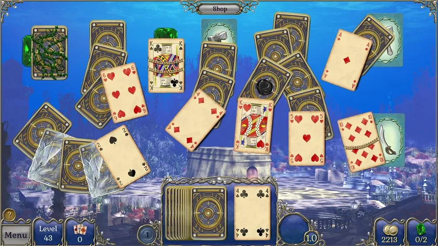 Скриншот 8 к игре Jewel Match Atlantis Solitaire 2 - Collector's Edition