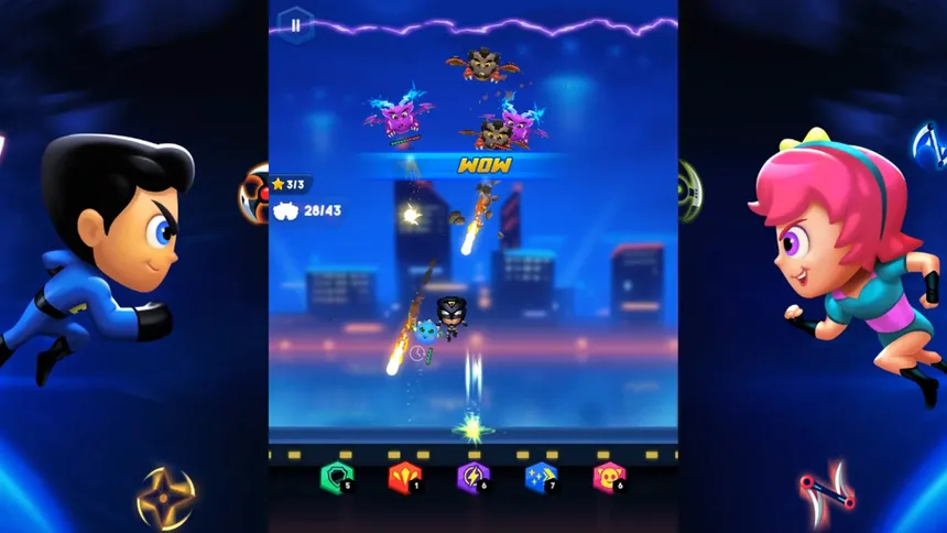 Скриншот 1 к игре Dragon Blast - Crazy Action Super Hero Game