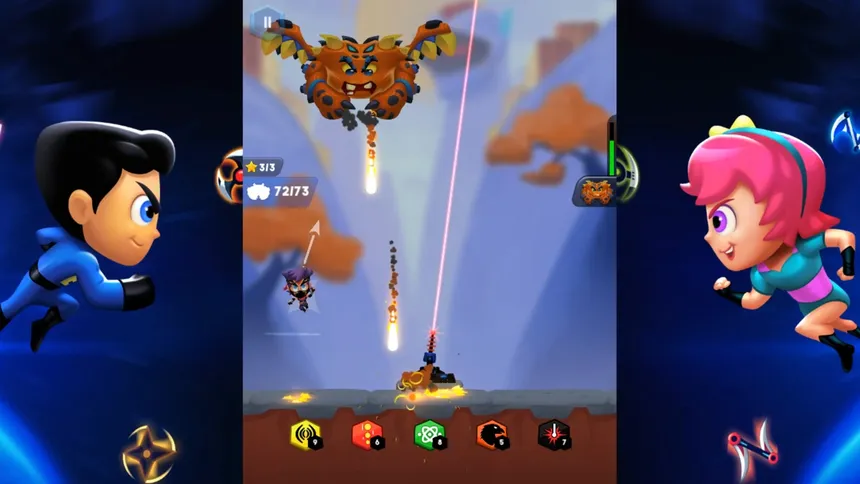 Скриншот 2 к игре Dragon Blast - Crazy Action Super Hero Game