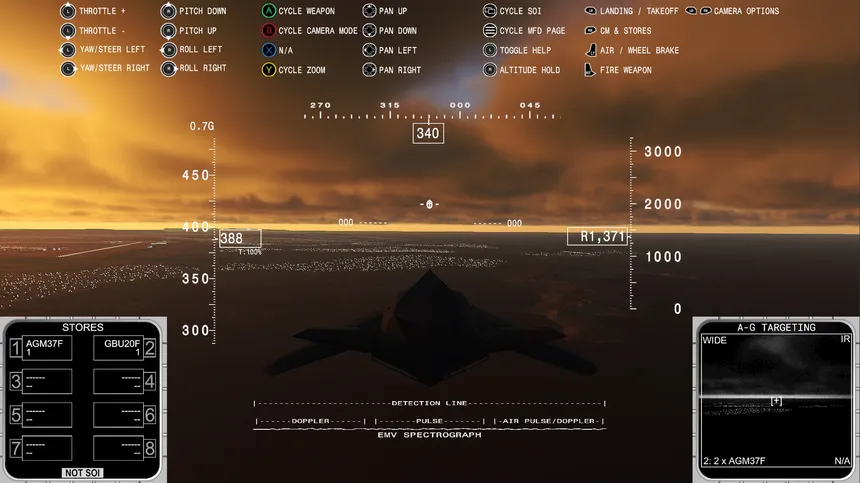 Скриншот 1 к игре Stealth Fighter DEX
