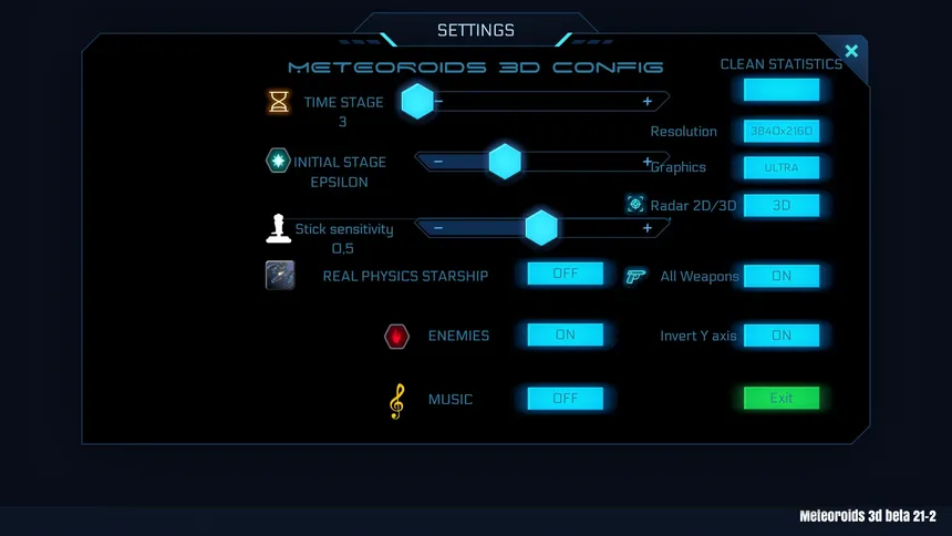 Скриншот 5 к игре Meteoroids 3D