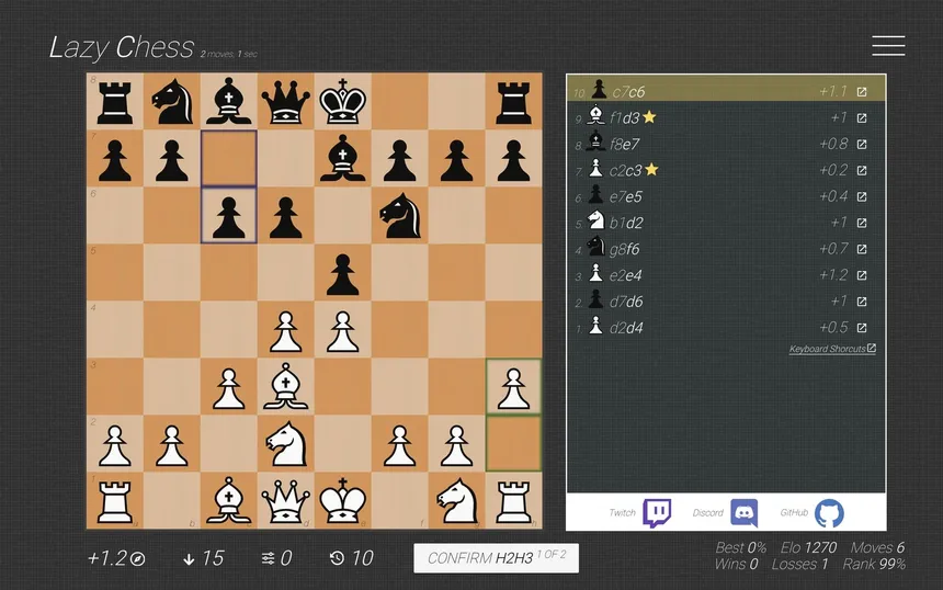 Скриншот 3 к игре Lazy Chess