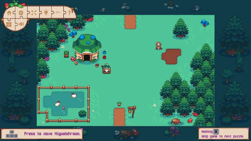 Скриншот 4 к игре Miguelshroom: First day at school