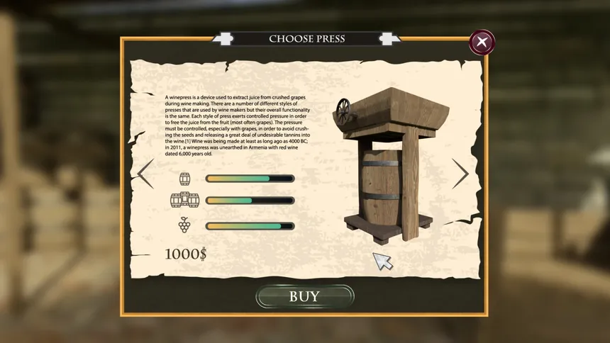 Скриншот 4 к игре Winery Simulator
